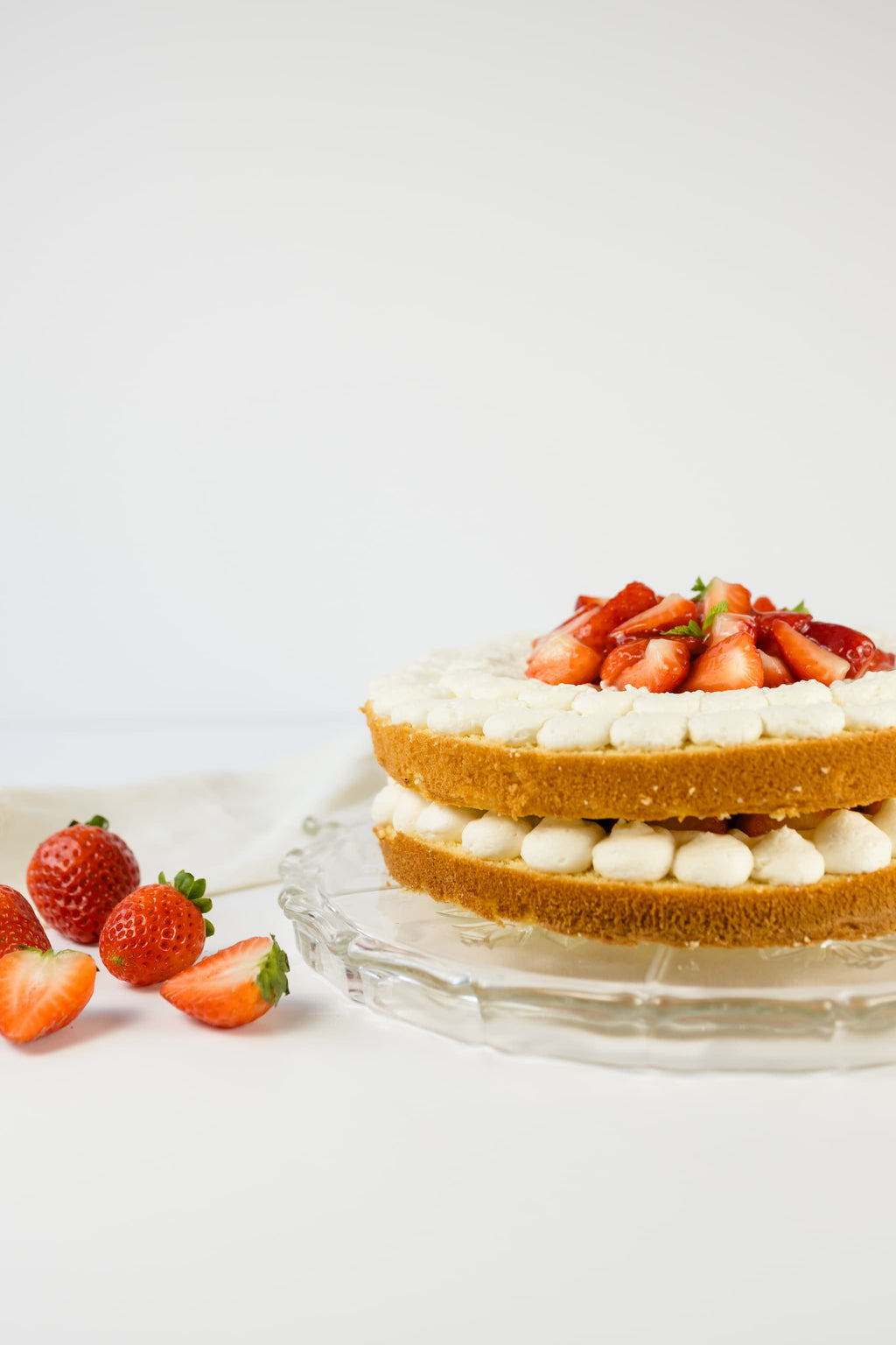 Fresas con Nata lateral - Tartamen