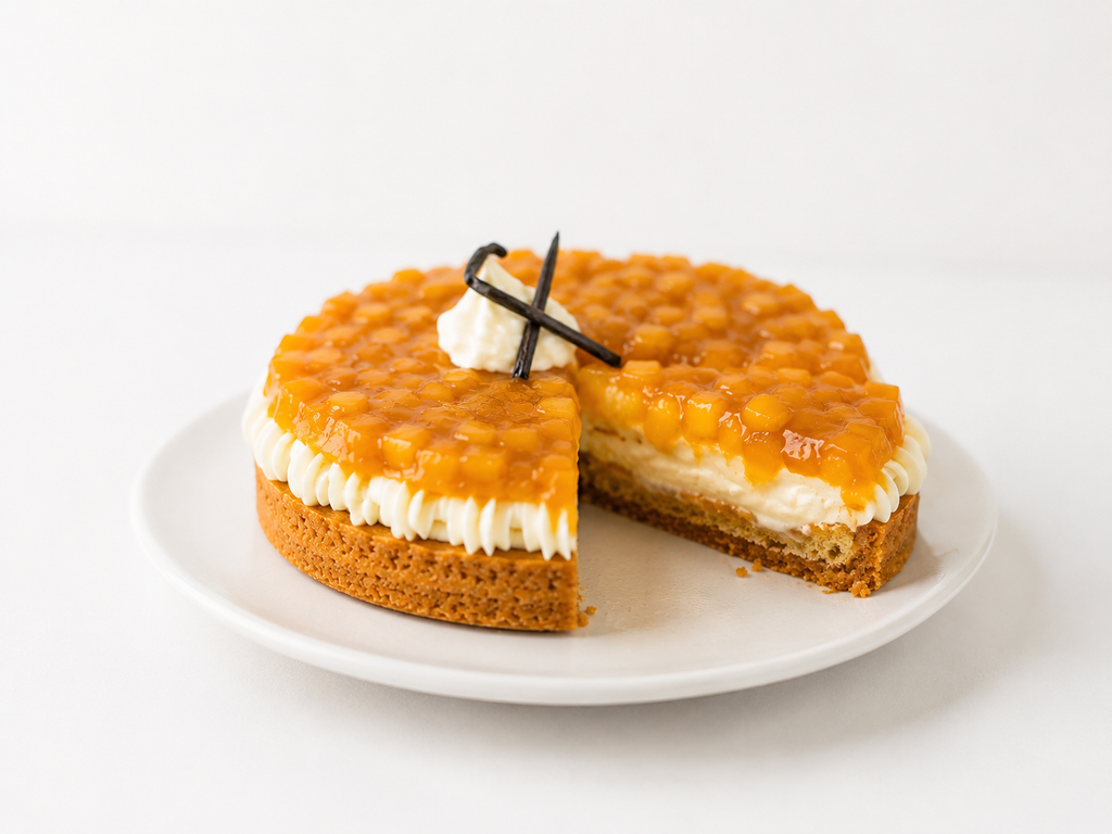 Manzana y chocolate blanco Tartamen