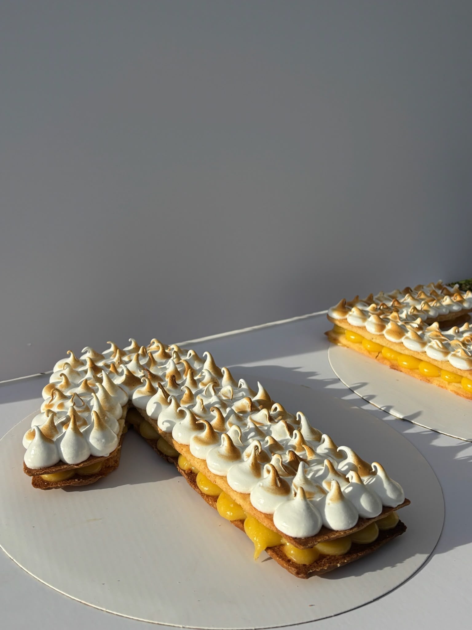 Tarta de números de limón Tartamen