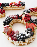 Tarta de números de frutos rojos Tartamen